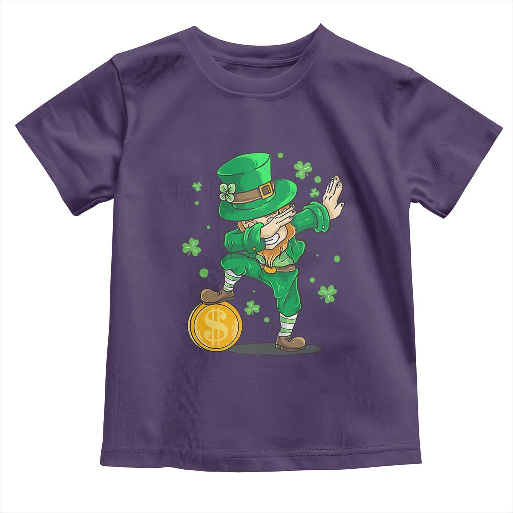 Cute Dabbing Leprechaun Toddler T Shirt Funny St Patricks Day