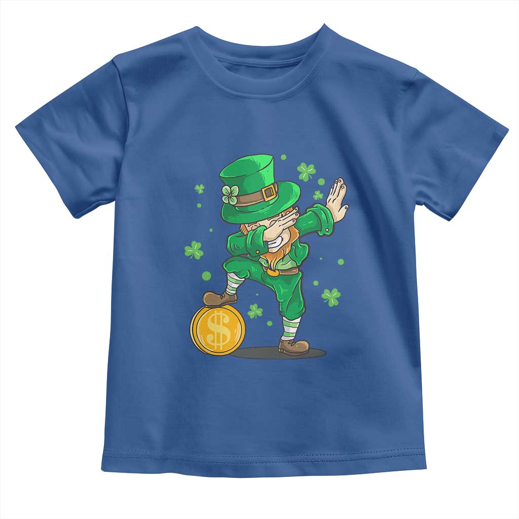 Cute Dabbing Leprechaun Toddler T Shirt Funny St Patricks Day