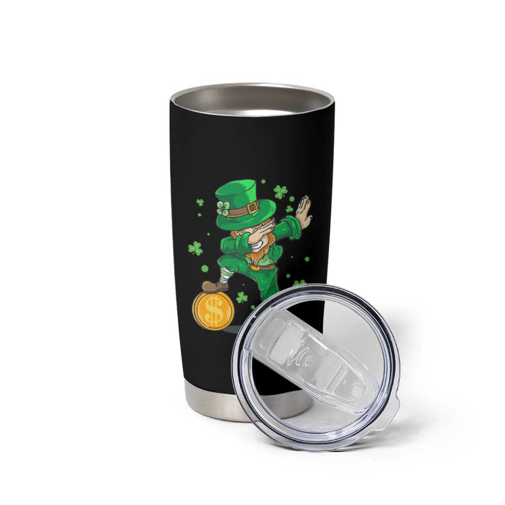 Cute Dabbing Leprechaun Tumbler Cup Funny St Patricks Day