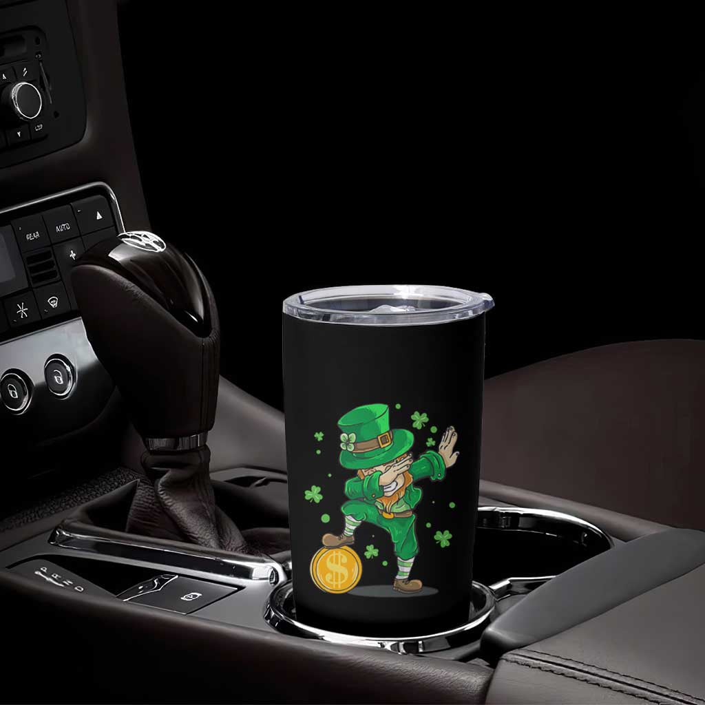 Cute Dabbing Leprechaun Tumbler Cup Funny St Patricks Day