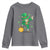 Cute Dabbing Leprechaun Youth Sweatshirt Funny St Patricks Day