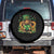 Cute Dachshund Leprechaun Spare Tire Cover Shamrock St. Patrick's Day Dog Lover