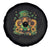 Cute Dachshund Leprechaun Spare Tire Cover Shamrock St. Patrick's Day Dog Lover
