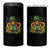 Cute Dachshund Leprechaun 4 in 1 Can Cooler Tumbler Shamrock St. Patrick's Day Dog Lover