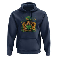 Cute Dachshund Leprechaun Hoodie Shamrock St. Patrick's Day Dog Lover