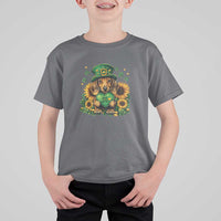 Cute Dachshund Leprechaun T Shirt For Kid Shamrock St. Patrick's Day Dog Lover