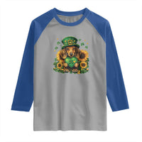 Cute Dachshund Leprechaun Raglan Shirt Shamrock St. Patrick's Day Dog Lover
