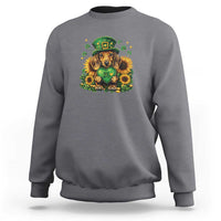 Cute Dachshund Leprechaun Sweatshirt Shamrock St. Patrick's Day Dog Lover