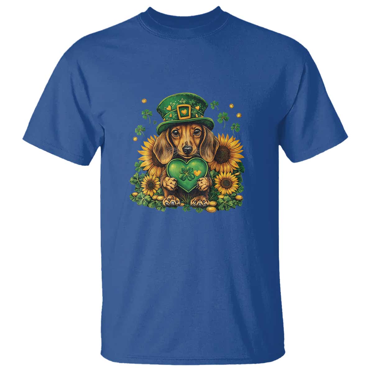 Cute Dachshund Leprechaun T Shirt Shamrock St. Patrick's Day Dog Lover