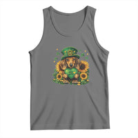 Cute Dachshund Leprechaun Tank Top Shamrock St. Patrick's Day Dog Lover