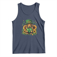 Cute Dachshund Leprechaun Tank Top Shamrock St. Patrick's Day Dog Lover