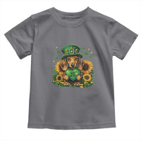 Cute Dachshund Leprechaun Toddler T Shirt Shamrock St. Patrick's Day Dog Lover