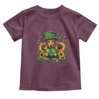 Cute Dachshund Leprechaun Toddler T Shirt Shamrock St. Patrick's Day Dog Lover