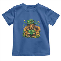 Cute Dachshund Leprechaun Toddler T Shirt Shamrock St. Patrick's Day Dog Lover
