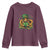Cute Dachshund Leprechaun Youth Sweatshirt Shamrock St. Patrick's Day Dog Lover