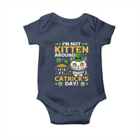 Cute Cat Leperchaun Baby Onesie I’m Not Kitten Around Catrick's Day St Patricks