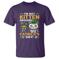 Cute Cat Leperchaun T Shirt I’m Not Kitten Around Catrick's Day St Patricks