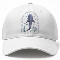 Inspirational Christian Bible Verse Isaiah 43:2 Whale Shark Baseball Cap When You Go Through Deep Waters I Will Be With You
