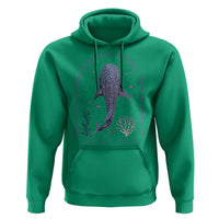 Inspirational Christian Bible Verse Isaiah 43:2 Whale Shark Hoodie When You Go Through Deep Waters I Will Be With You