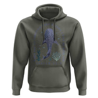Inspirational Christian Bible Verse Isaiah 43:2 Whale Shark Hoodie When You Go Through Deep Waters I Will Be With You