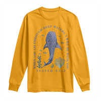 Inspirational Christian Bible Verse Isaiah 43:2 Whale Shark Long Sleeve Shirt When You Go Through Deep Waters I Will Be With You