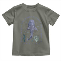Inspirational Christian Bible Verse Isaiah 43:2 Whale Shark Toddler T Shirt When You Go Through Deep Waters I Will Be With You