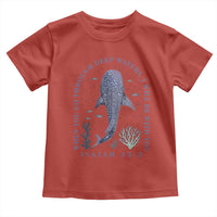 Inspirational Christian Bible Verse Isaiah 43:2 Whale Shark Toddler T Shirt When You Go Through Deep Waters I Will Be With You