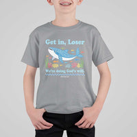 Colorful Whale Shark Christian Bible Jonah 1:17 T Shirt For Kid Funny Get In Loser We're Doing God's Will