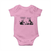 Funny George Washington and Jesus Conversation Baby Onesie Dude I Know Founding Values and Faith Political Commentary