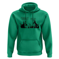 Funny George Washington and Jesus Conversation Hoodie Dude I Know Founding Values and Faith Political Commentary