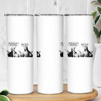 Funny George Washington and Jesus Conversation Skinny Tumbler Dude I Know Founding Values and Faith Political Commentary