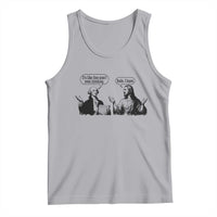 Funny George Washington and Jesus Conversation Tank Top Dude I Know Founding Values and Faith Political Commentary