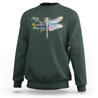 Make Your Heart The Prettiest Thing About You Dragonfly Inspirational Shirt, Dragonfly T-shirt, Dragonfly Lover Gift, Insect Lover Shirt Sweatshirt - Wonder Print Shop