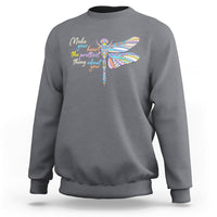 Make Your Heart The Prettiest Thing About You Dragonfly Inspirational Shirt, Dragonfly T-shirt, Dragonfly Lover Gift, Insect Lover Shirt Sweatshirt - Wonder Print Shop