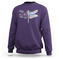 Make Your Heart The Prettiest Thing About You Dragonfly Inspirational Shirt, Dragonfly T-shirt, Dragonfly Lover Gift, Insect Lover Shirt Sweatshirt - Wonder Print Shop