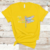 Make Your Heart The Prettiest Thing About You Dragonfly Inspirational Shirt, Dragonfly T-shirt, Dragonfly Lover Gift, Insect Lover Shirt T Shirt - Wonder Print Shop