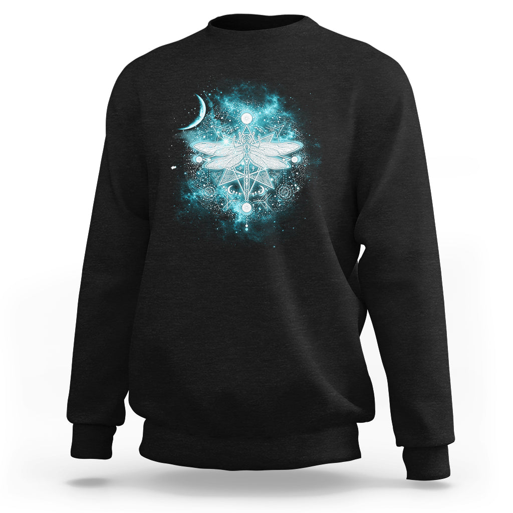 Cosmic Boho Mystic Dragonfly Mystical Night Sky Dragonflies Shirt, Dragonfly T-shirt, Dragonfly Lover Gift, Insect Lover Shirt Sweatshirt - Wonder Print Shop