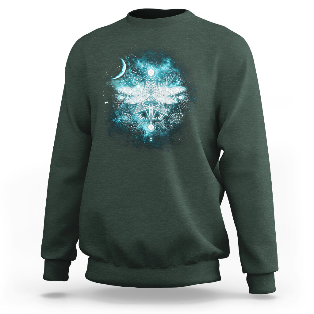 Cosmic Boho Mystic Dragonfly Mystical Night Sky Dragonflies Shirt, Dragonfly T-shirt, Dragonfly Lover Gift, Insect Lover Shirt Sweatshirt - Wonder Print Shop
