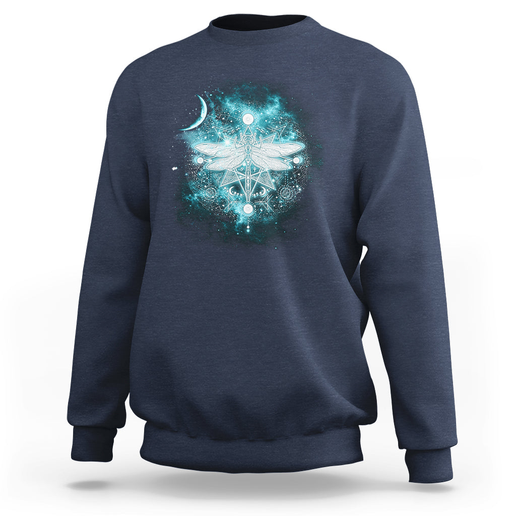 Cosmic Boho Mystic Dragonfly Mystical Night Sky Dragonflies Shirt, Dragonfly T-shirt, Dragonfly Lover Gift, Insect Lover Shirt Sweatshirt - Wonder Print Shop
