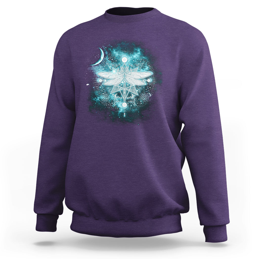 Cosmic Boho Mystic Dragonfly Mystical Night Sky Dragonflies Shirt, Dragonfly T-shirt, Dragonfly Lover Gift, Insect Lover Shirt Sweatshirt - Wonder Print Shop