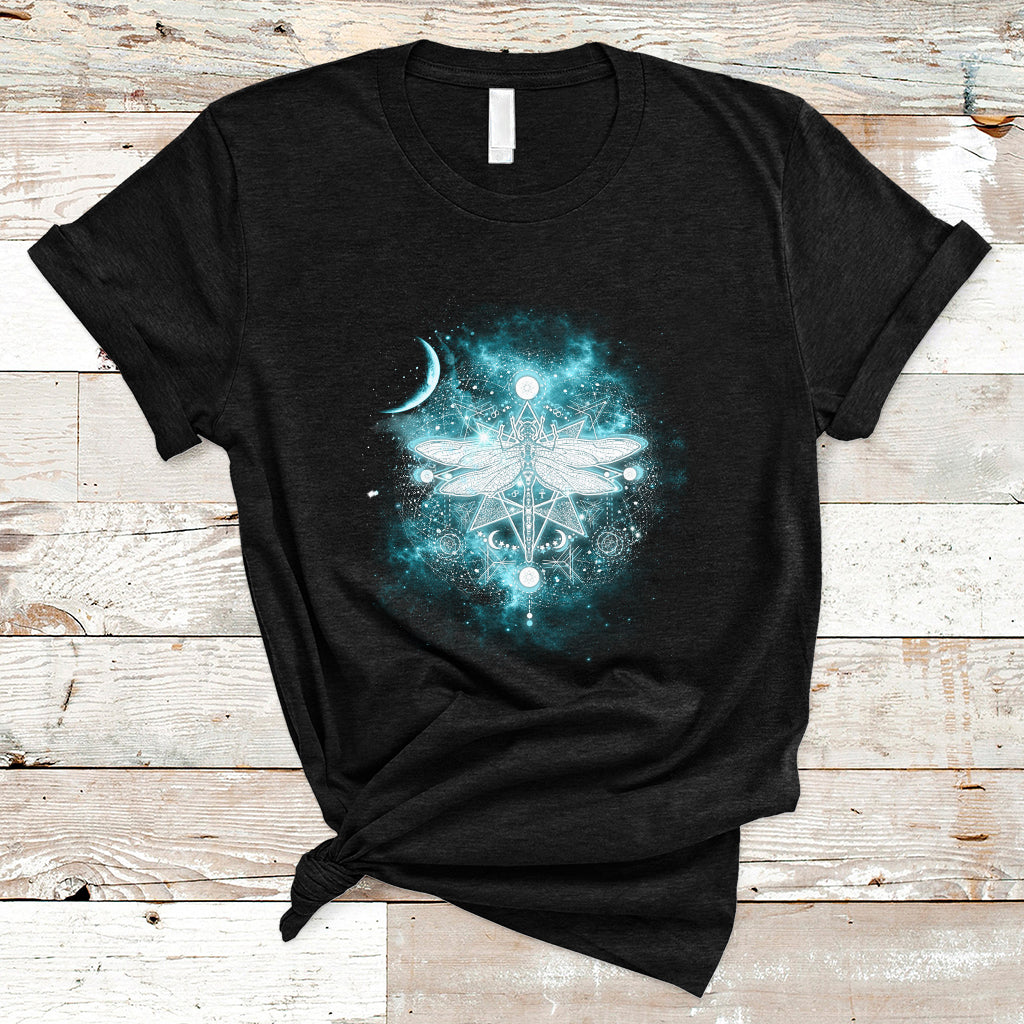 Cosmic Boho Mystic Dragonfly Mystical Night Sky Dragonflies Shirt, Dragonfly T-shirt, Dragonfly Lover Gift, Insect Lover Shirt T Shirt - Wonder Print Shop