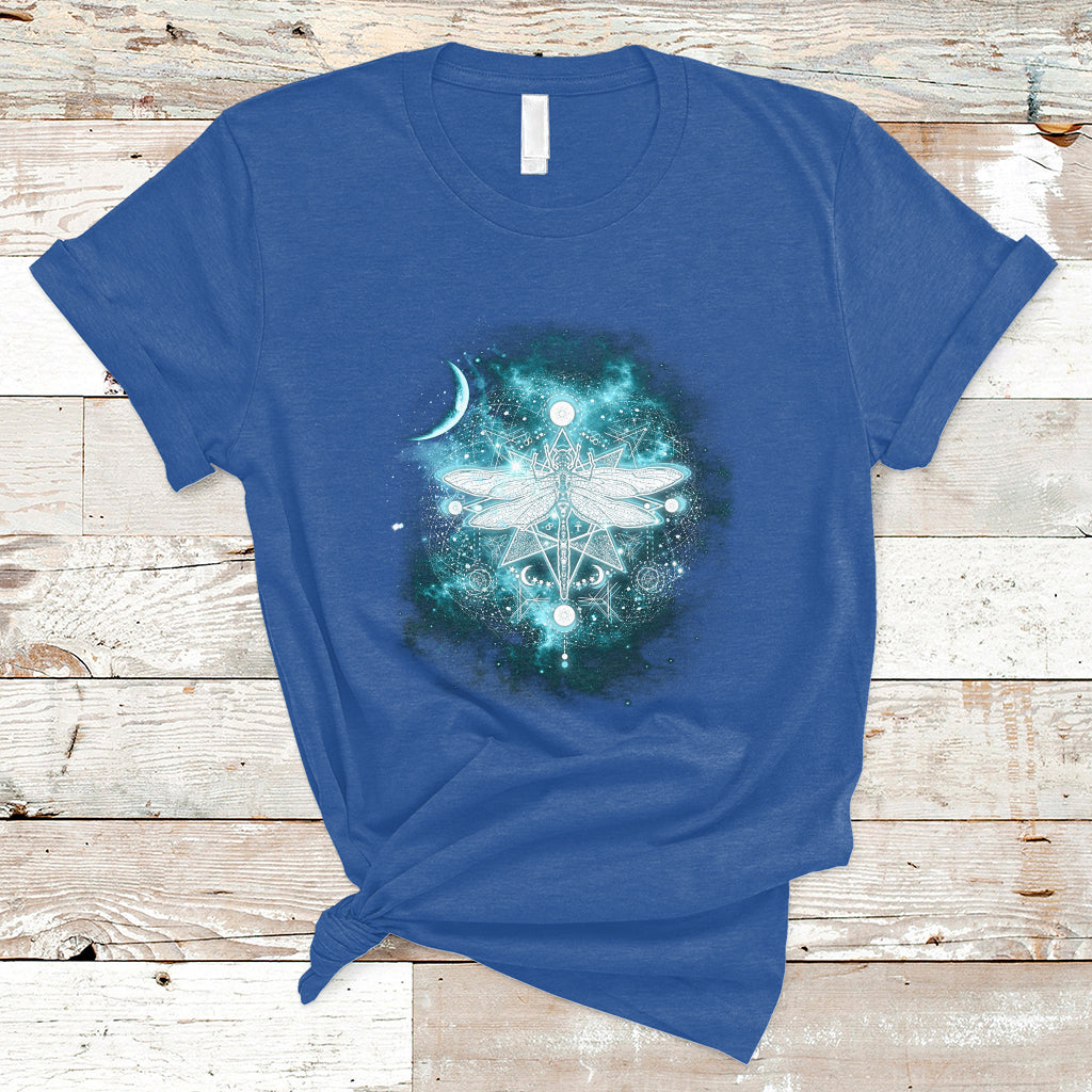 Cosmic Boho Mystic Dragonfly Mystical Night Sky Dragonflies Shirt, Dragonfly T-shirt, Dragonfly Lover Gift, Insect Lover Shirt T Shirt - Wonder Print Shop
