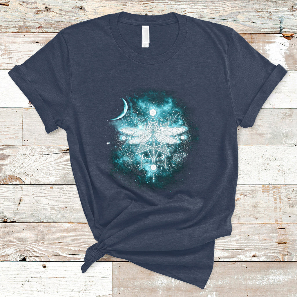 Cosmic Boho Mystic Dragonfly Mystical Night Sky Dragonflies Shirt, Dragonfly T-shirt, Dragonfly Lover Gift, Insect Lover Shirt T Shirt - Wonder Print Shop
