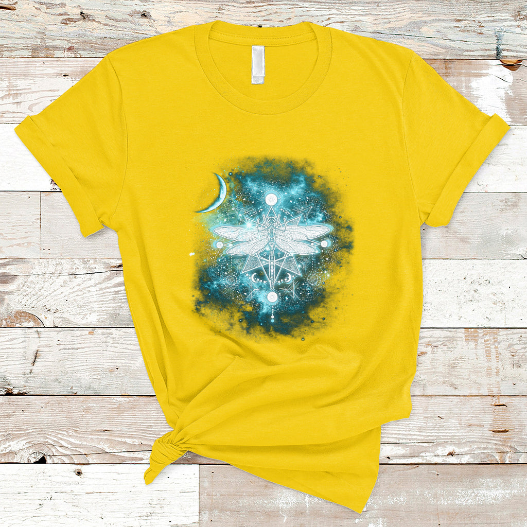 Cosmic Boho Mystic Dragonfly Mystical Night Sky Dragonflies Shirt, Dragonfly T-shirt, Dragonfly Lover Gift, Insect Lover Shirt T Shirt - Wonder Print Shop