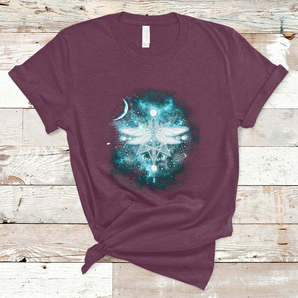Cosmic Boho Mystic Dragonfly Mystical Night Sky Dragonflies Shirt, Dragonfly T-shirt, Dragonfly Lover Gift, Insect Lover Shirt T Shirt - Wonder Print Shop
