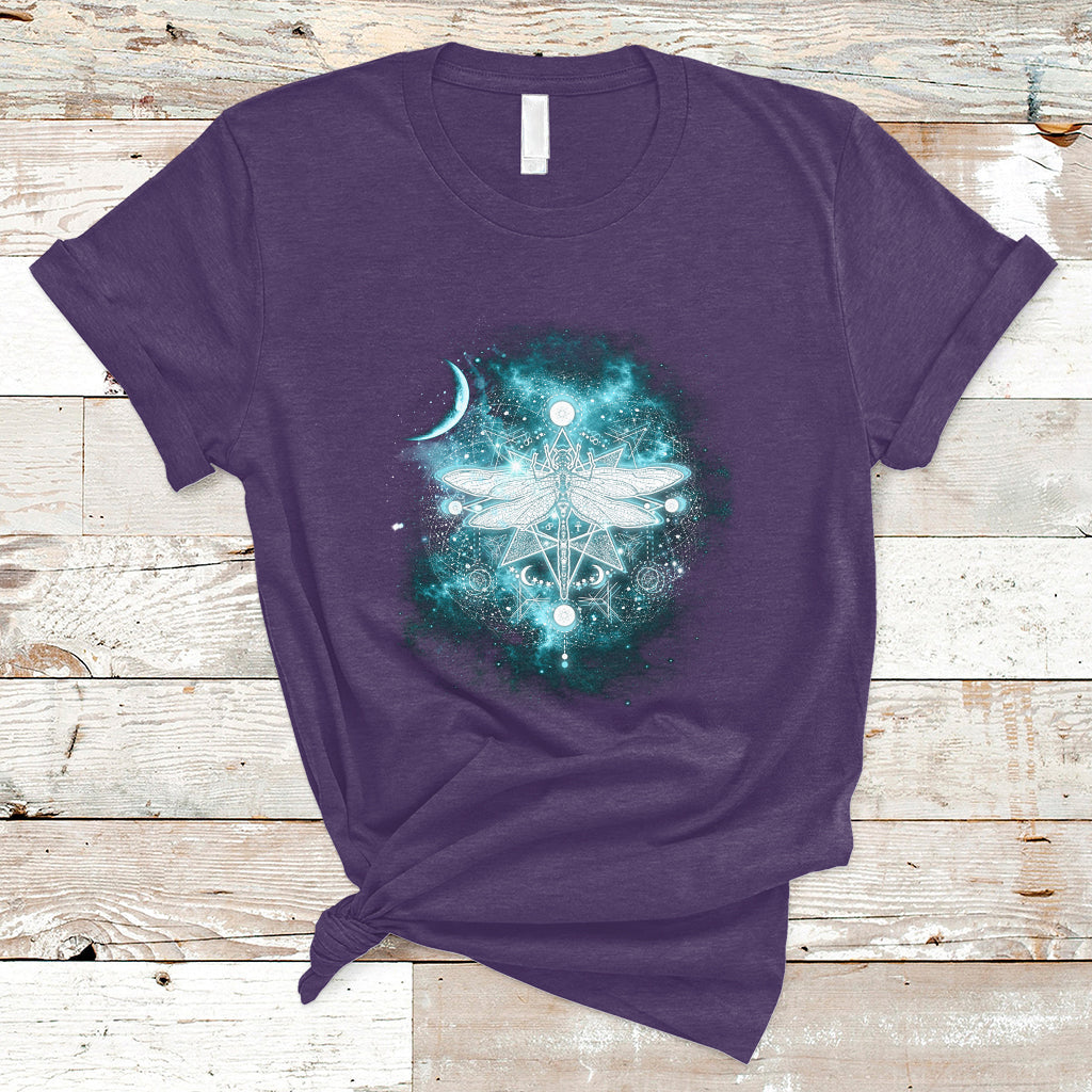Cosmic Boho Mystic Dragonfly Mystical Night Sky Dragonflies Shirt, Dragonfly T-shirt, Dragonfly Lover Gift, Insect Lover Shirt T Shirt - Wonder Print Shop