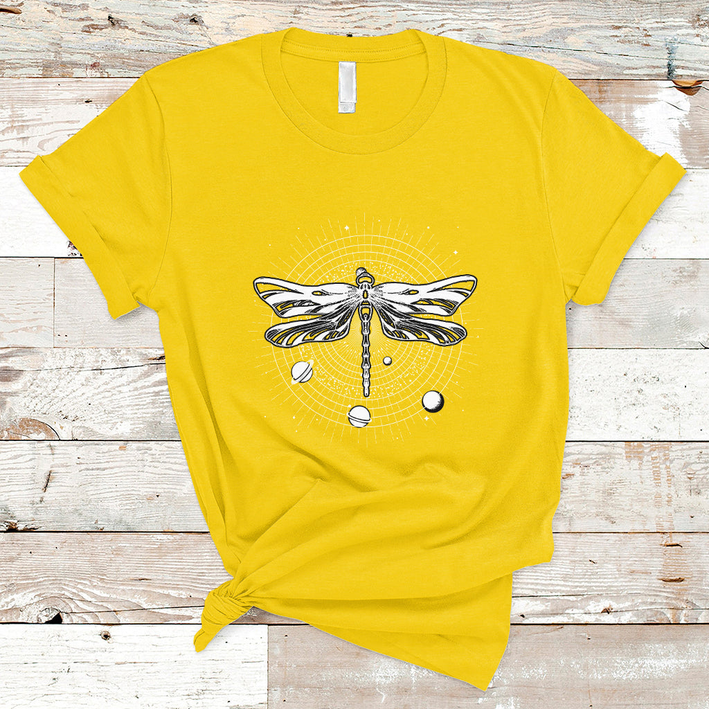 Geometric Dragonfly Occult Nature Mandala Mystic Night Peaceful Meditation Shirt, Dragonfly T-shirt, Dragonfly Gift, Insect Lover Shirt, Spiritual Shirt T Shirt - Wonder Print Shop