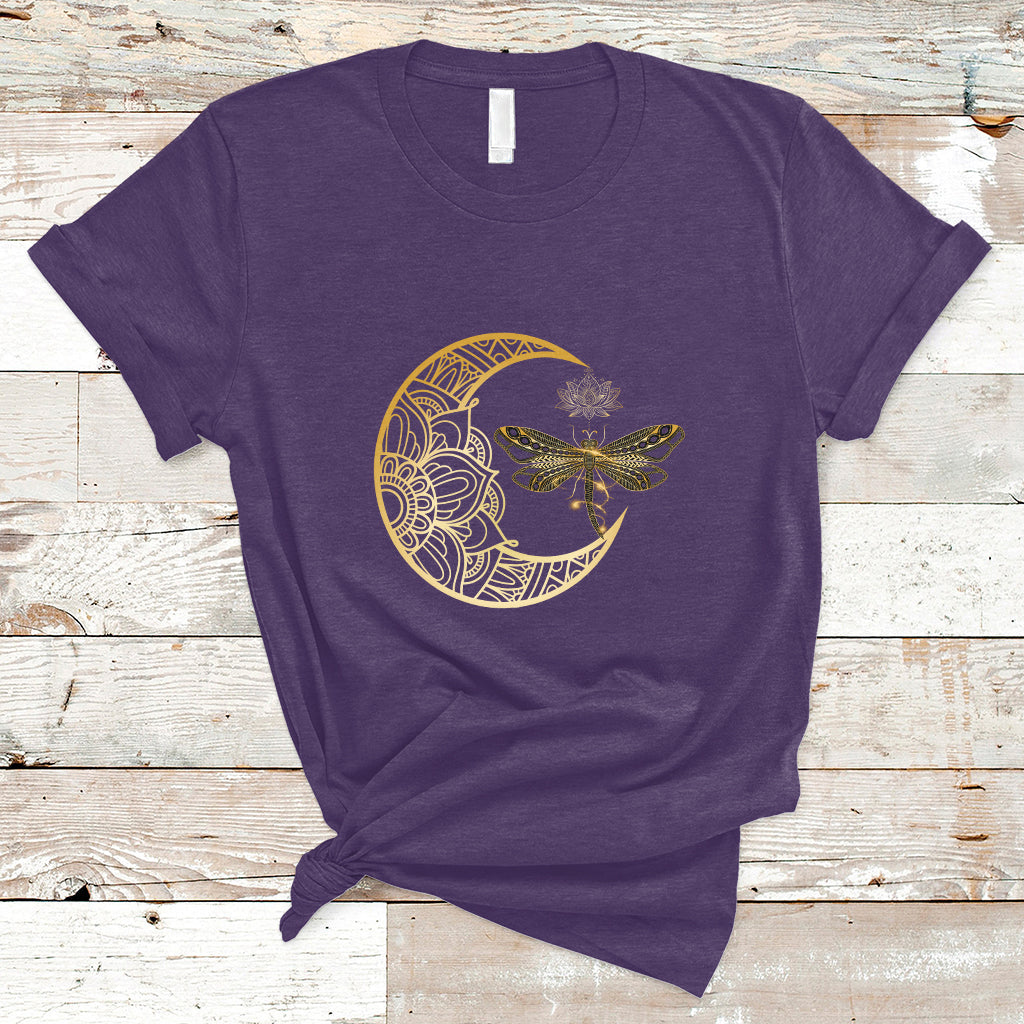 Dragonfly Mandala Insect Nature Spiritual Mystic Peaceful Meditation Magical Shirt, Dragonfly T-shirt, Dragonfly Gift, Insect Lover Shirt, Spiritual Shirt, Nature Lover Gift T Shirt - Wonder Print Shop