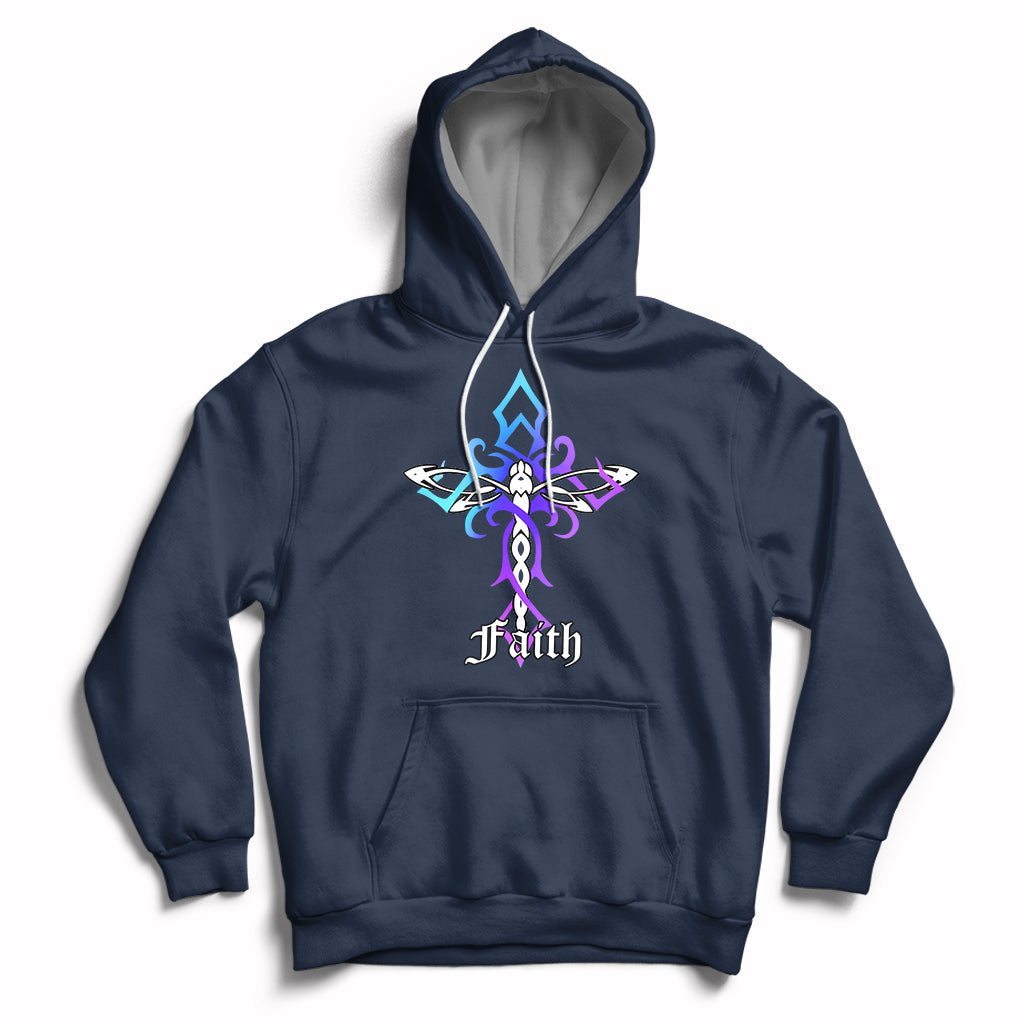 Dragonfly Cross Jesus Faith Christian God Believer Spiritual Religious Shirt, Dragonfly T-shirt, Dragonfly Gift, Insect Lover Shirt, Spiritual Shirt, Nature Lover Gift Hoodie - Wonder Print Shop