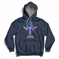 Dragonfly Cross Jesus Faith Christian God Believer Spiritual Religious Shirt, Dragonfly T-shirt, Dragonfly Gift, Insect Lover Shirt, Spiritual Shirt, Nature Lover Gift Hoodie - Wonder Print Shop